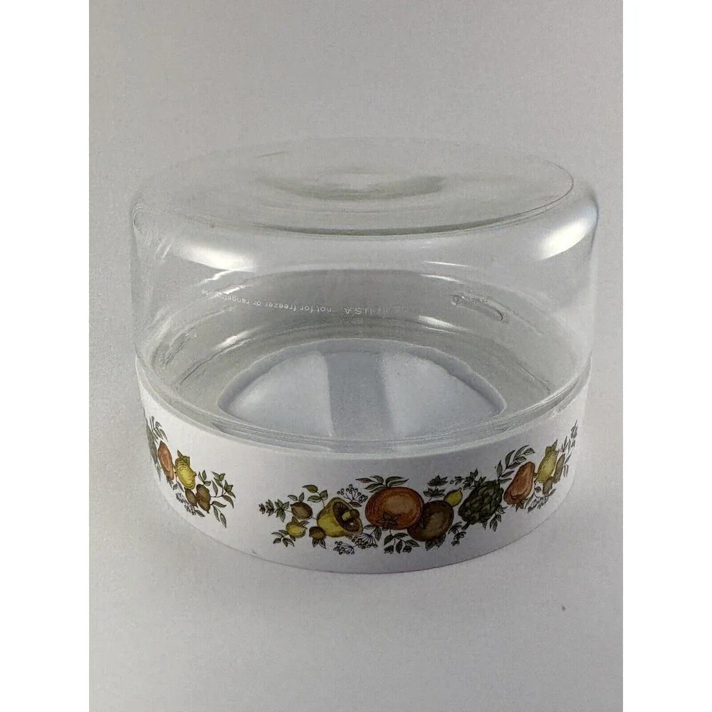 Vintage Pyrex Canister See N Store Spice of Life Glass Storage - Picture 7 of 7